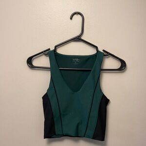 Cropped Green Tank Top